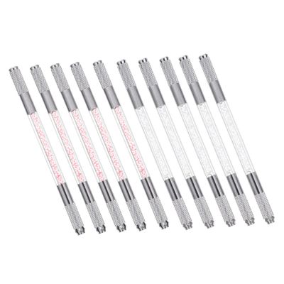 Microblading Eyebrow Pencil, 10-Pack, Dual-Ended
