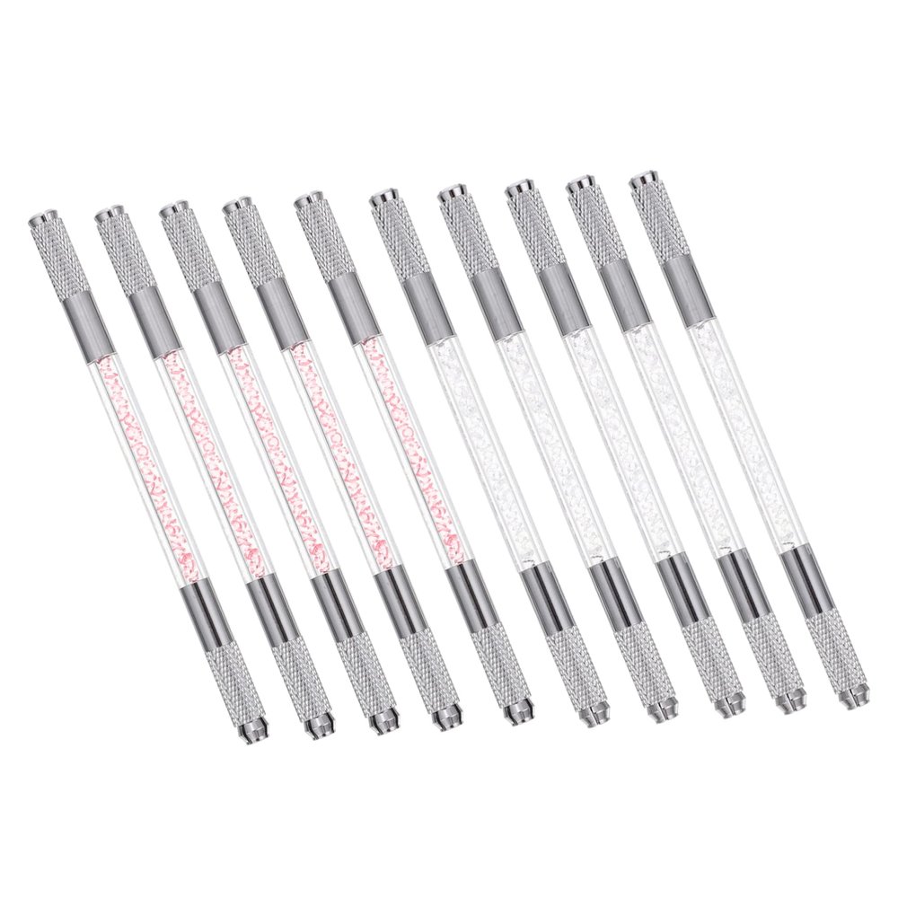Microblading Eyebrow Pencil, 10-Pack, Dual-Ended