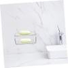 Self-Adhesive Wall-Mounted Soap Dish with Drainage, PET view 4