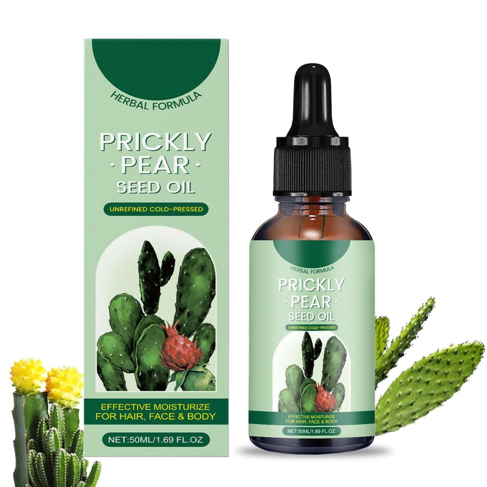 Organic Cold-Pressed Prickly Pear Seed Oil for Face, Body & Hair