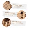 Warmhm Wooden Birdhouse DIY Kit, Wooden Nest for the Garden with Wooden Roof view 2