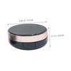 WRITWAA 15 g Refillable Powder Container with Puff, Black ABS and PP view 4