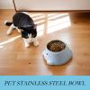 Cat Bowl | Dog Water Bowl | Non-Slip Weighted Feeding Bowl for Outdoor Senior Pets Puppies Kittens Multi-Cat Travel Camping view 2