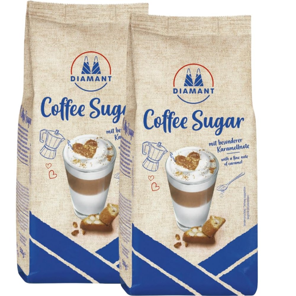 Diammant Coffee Sugar, 500 g, 2-Pack