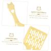 Supvox 7-Piece Plastic Cat Litter Scoop with Long Handle view 3