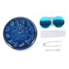 WRITWAA Contact Lens Case, 1-Piece Plastic Quicksand Design, Portable for Girls view 1