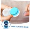 WRITWAA Contact Lens Case, 1-Piece Plastic Quicksand Design, Portable for Girls view 3