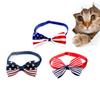 COLLBATH Adjustable Dog Bow Tie and Flag Pet Accessory view 1