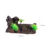 Abaodam Resin Reptile Food and Water Bowl, Natural Design view 2