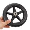 2-Pack Black Wheelchair Front Replacement Wheels, 5 cm Axle Spacing view 3