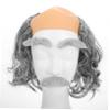 Healeved Bald Cap, Eyebrows and Mustache Costume Set for Men, 3-Piece Set for Halloween and Carnival view 3
