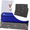 ifundom 2-Pack Non-Slip PVC Cat Litter Mats with Cat Claw Design view 4