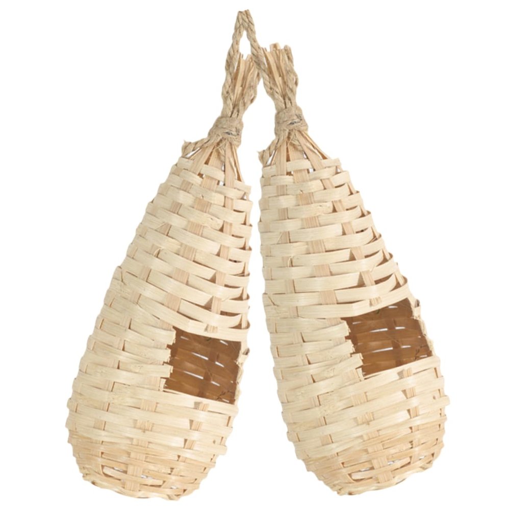 SEWOART 2pc Parrot Nest Warm Hut for Ringneck Parrots