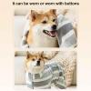 Absorbent Coral Fleece Dog Bathrobe view 4