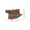 ibasenice Reptile Bark Decorations with Tree Bark Texture, 12 pcs view 2