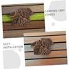ibasenice Reptile Bark Decorations with Tree Bark Texture, 12 pcs view 3