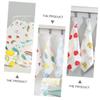 KOMBIUDA Baby Hand Towels, 6-Layer Pure Cotton, 30 x 30 cm, Waffle Texture, Soft and Absorbent, Assorted Style view 2