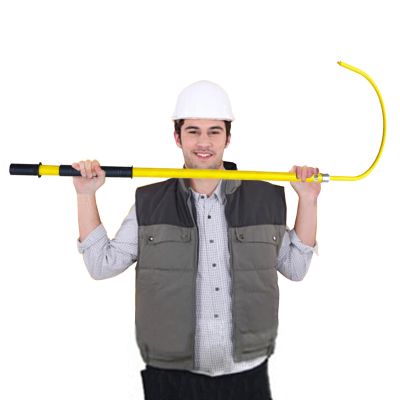 HTDRE Insulated Electrical Rescue Hook, 2 m, Yellow