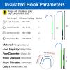 HTDRE Insulated Electrical Rescue Hook, 2 m, Yellow view 2