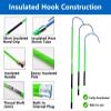 HTDRE Insulated Electrical Rescue Hook, 2 m, Yellow view 3