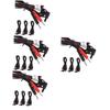 WRITWAA 4-Set Electrode Lead Wires with 2 mm Pin Connectors, PVC, 16 Pieces view 1