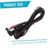 WRITWAA 4-Set Electrode Lead Wires with 2 mm Pin Connectors, PVC, 16 Pieces view 2