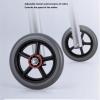 Foldable Transfer Walker with Seat for Seniors and Adults view 3