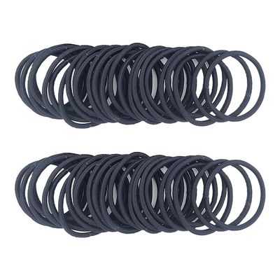 Soft Thin Elastic Hair Ties, 50-Piece Set
