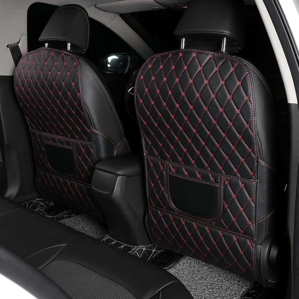 OPNHAY Car Seat Back Kick Mats for Mazda 2 2002–2025 DJ DE, 2-Pack