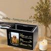 Sofunii Pet Urn for Dogs or Cats, Wooden Memorial Box with Photo Frame, Rainbow Bridge Keepsake, Black Flannel Lining (M - Up to 40 kg Pets) view 3