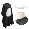 LSNNMU 3-Piece Barber Cape Set with Transparent Viewing Window, Waterproof Haircut Cape, White view 3