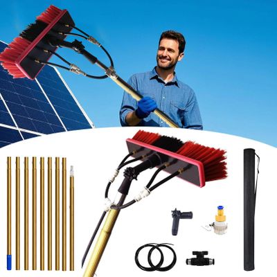 Water-Fed Telescopic Window Cleaning Pole for Conservatories and Roofs