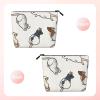 Mouse-Print Cosmetic Bag, Waterproof Travel Makeup Pouch view 2