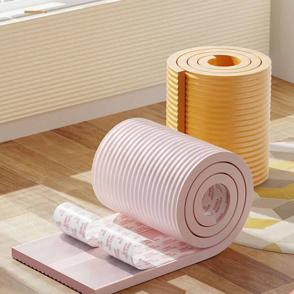 Foam Corner Protector for Children, Self-Adhesive Safety Strip, 20 cm x 200 cm