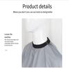 LSNNMU 3-Piece Barber Haircut Cape Set, Waterproof Salon Styling Aprons, Red view 3