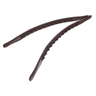 Outanaya Plastic Massage Rollers, 2-Pack, 37 Massage Beads, Coffee