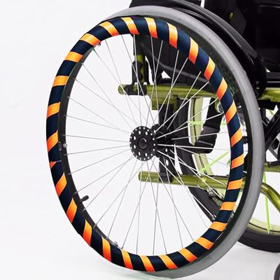 RVUEM Wheelchair Handrim Covers, Silicone Non-Slip Grip Covers, 1 Pair