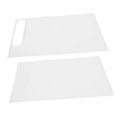 GRIRIW PVC Door Scratch Protectors, White, 2-Pack, Self-Adhesive, for Dogs