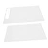 GRIRIW PVC Door Scratch Protectors, White, 2-Pack, Self-Adhesive, for Dogs view 1
