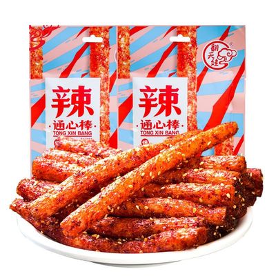 Spicy Seasoned Latiao Chinese Snacks, Individual Packs (2 x 68 g)