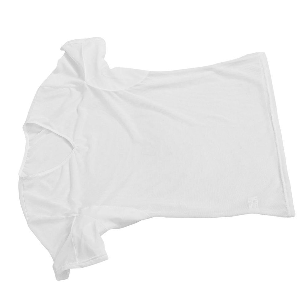 CALLARON Men's Chinlon Undershirt with Underarm Sweat Pads for Summer