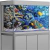 WYNYMKO Aquarium Background Sticker, Submarine Coral 3D Poster, 41 x 61 cm view 2