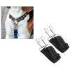 2-Piece Reflective Dual-Ended Dog Leash Coupler, Black view 2