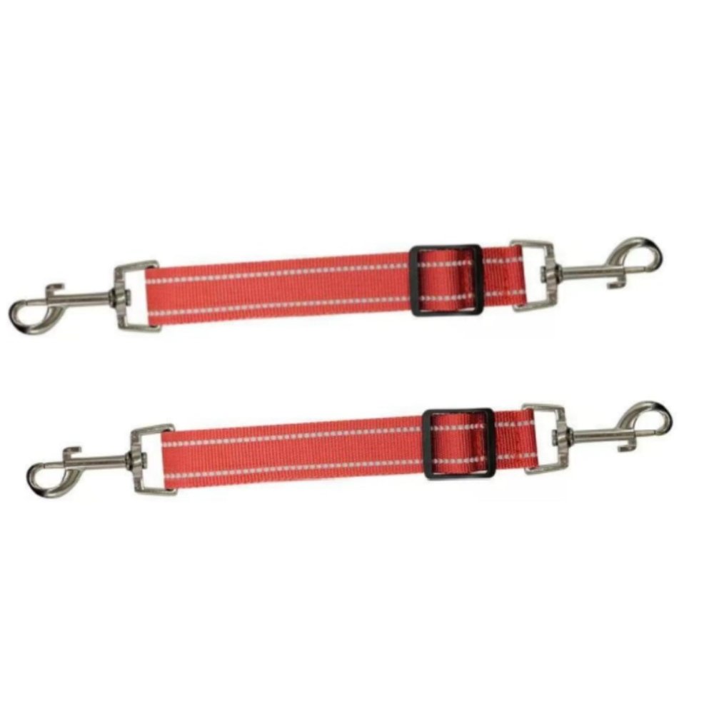 2-Pack Reflective Leash Connector for Small Dogs