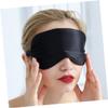DECORNIJIA Black Silk Sleep Mask with Full Light Blocking and Flexible Headband view 3