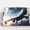 Airplane Blanket, 50 x 40 inches, Soft Fleece Blanket view 1