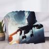 Airplane Blanket, 50 x 40 inches, Soft Fleece Blanket view 4