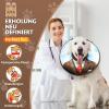 SuplutuX Inflatable Collar for Dogs & Cats, Soft No-Lick Collar with Adjustable Drawstring, Clear Vision, L view 2