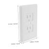 HYTROVE Babyproof Outlet Covers for Boys and Girls, Self-Closing, Removable, Durable, Easy to Install, Fits Standard Outlets view 2