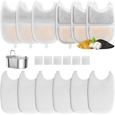 Dryxog 6 Pack Cat Fountain Filter Replacement